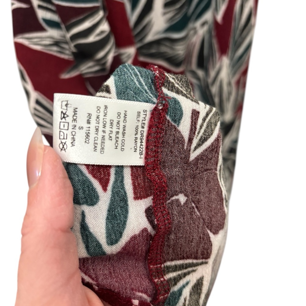 Lush Tropical Print Off the Shoulder Maxi Dress - Picture 2 of 2